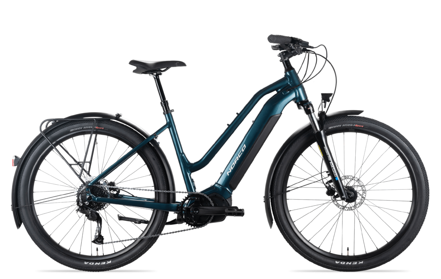 Norco Indie VLT ST Electric Hybrid Bike Green/Silver (2021) - Tempest ...